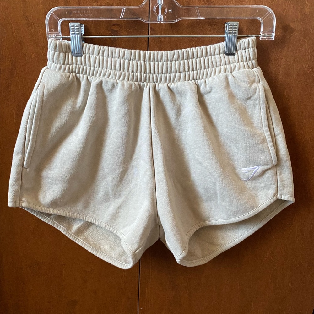 Gymshark Beige Training Shorts